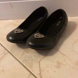 Black Michael Kors ballerina slippers